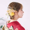 月下美人 ベージュ モデル着用 1 サムネイル